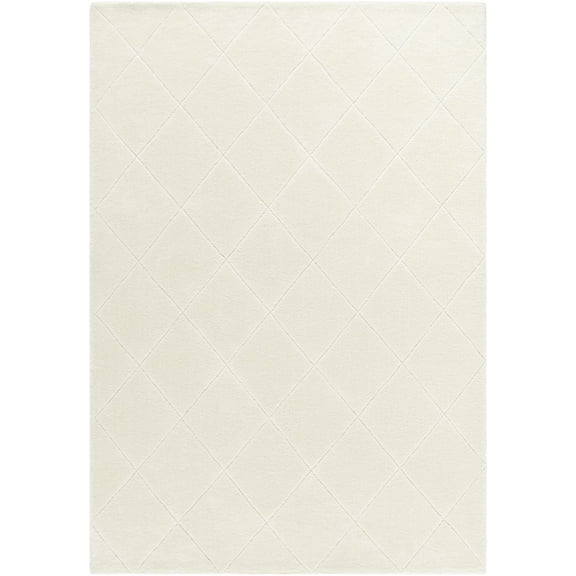 BoutiqueRugs Almeda Bohemian, Transitional Area Rug - Machine Washable - Off White, Pearl - 2' x 3'