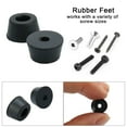 thumbnail image 2 of Uxcell 50pcs 14.5x12x8mm Rubber Feet Bumpers Furniture Table Amplifier Speaker Cabinet Leg Pads, 2 of 5