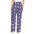thumbnail image 3 of Goofa Cute Pig Printed Soft Pajama Pants for Women, Wide Leg Comfy Casual Lounge Yoga Pants-XX-Large, 3 of 9