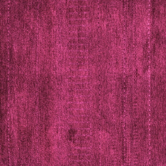 Ahgly Company Indoor Square Abstract Pink Modern Area Rugs, 6' Square