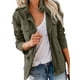 thumbnail image 1 of Chaqueta de invierno Abrigos para mujer Otoño Chaqueta de carga Damas Thin Safari Outwear con bolsillos, 1 of 2