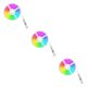 thumbnail image 1 of Injueey Cadena de luz LED USB Powered 5050 RGB Tira de luz Cadena de lámpara de control Bluetooth, 2 metros, 36 luces, a prueba de agua Type1 NO1 Injueey CBP160218, 1 of 6