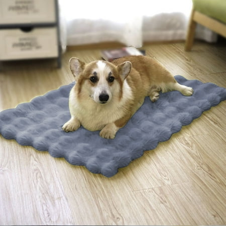 ZHMRFG Fleece Thickened Pet Warm Mat For Dogs Cats Soft Cozy Winter Sleeping Blanket Bed Mat Machine Washable Pet Litter Home Indoor Party Favors Decor for Small Medium Pet Daily Use Gatherings