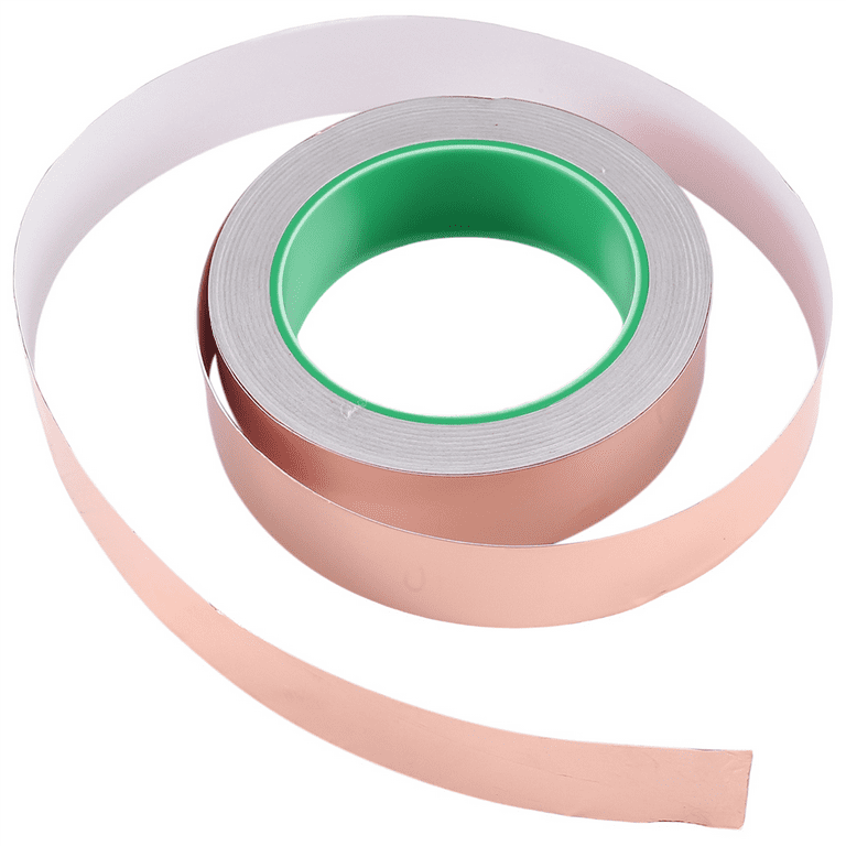 Copper Foil Tape 20Mx30 Mm Wide Adhesive Copper Foil Tape Barrier Tape  Double Conductive Self-Adhesive Copper Foil Tape 