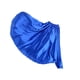 thumbnail image 5 of Falda de círculo completo de satén para danza del vientre Halloween azul marino, 5 of 8