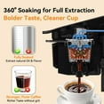 thumbnail image 2 of 2 Pack Reusable K Cups for Keurig & 20pcs Silicone Rings: 2025 Updated My K cup Metal Coffee Filter Refillable Coffee Pods with 5 Holes - for K Supreme/K Slim/K-Duo Gen2/K-Brew Chill, 2 of 8