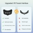 thumbnail image 3 of VR Facial Interface for Meta Quest 3,Removable Face Interface Bracket,VR Accessories Set with Face Pad Replacement for Quest 3,Anti-Leakage Nose Pad, 3 of 12