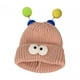 thumbnail image 5 of Gorro de punto de pequeño monstruo, ligero, creativo, bonito y duradero, cálido para mujer para cosplay Rosa claro, 5 of 9