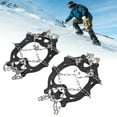 thumbnail image 4 of Snow Grips, Anti Slip High Strength Walk Traction Cleats 19 Teeth With Drawstring Bag For Mountaineering, 4 of 8