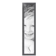 thumbnail image 2 of ArtToFrames 8" x 37" Tungsten Picture Frame, 8x37 inch Gray MDF Poster Frame (WOM-4640), 4 Pack, 2 of 6