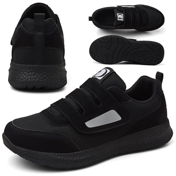 Deporte Con Ligeras para Edemas Zapatos Ortopédicos Sin Cordones Diabéticos Cierre Ajustable Antideslizantes Pies Hinchados