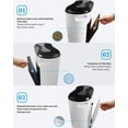 thumbnail image 3 of Okaysou AirMax 8L 2 in 1 Black Duo-Filter Active Carbon Filter, 3 of 3