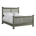 thumbnail image 2 of Intercon Furniture Oak Park Bedroom Wood Queen Slat Headboard in Pewter, 2 of 3
