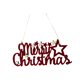 thumbnail image 2 of Adorno navideño de terciopelo, decoración para árbol de Navidad, elegante y resistente para interiores. Tarjetas de cartas, 2 of 7