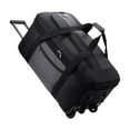 thumbnail image 3 of Kokiya Wheeled Duffel Bag Large Capacity Rolling Garment Bag for Traveling Beach Women Grey, 3 of 9