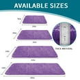 Nonslip Large Purple Bathroom Rugs, Fastdry SkidResistant Carpet