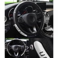 thumbnail image 2 of Universal Leather Car Steering Wheel Cover 38CM Car-styling Sport Auto Steering Wheel Covers Anti-Slip Automotive Accessories, 2 of 8