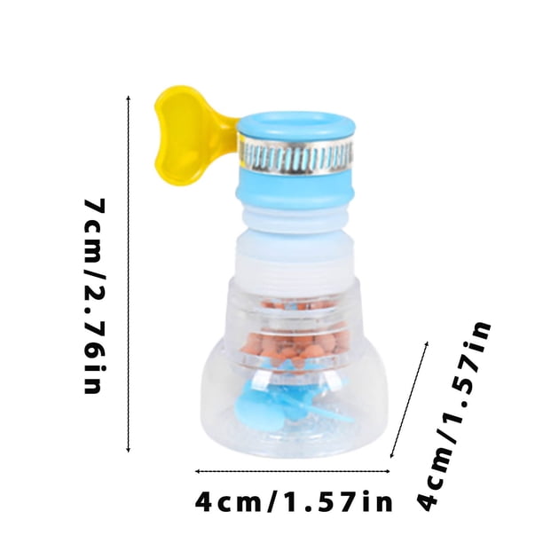 Cabezal de ducha giratorio retráctil con filtro purificador de agua para cocina, a prueba de salpicaduras
