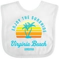 thumbnail image 3 of Inktastic Summer Enjoy the Sunshine Virginia Beach Virginia in Blue Boys or Girls Baby Bib, 3 of 4