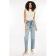 thumbnail image 5 of Kancan Ultra High Rise Distressed Straight Jeans, 5 of 5