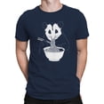 thumbnail image 2 of Ramen-Loving Opossum Art Men's T-shirt Navy, 2 of 3