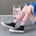 thumbnail image 5 of Naloa Gnome With Heart Thigh High Socks Extra Long Stretchy Sock Women Over Knee High Opaque Stocking Daily Wear, 5 of 6