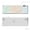 Pink White, variant on Rechale IP98 Mechanical Feel Keyboard, 98-Key Wired Gaming Keyboard, IPX8 Waterproof Side Printed PBT RGB Keycaps, 19-Key Anti-Ghosting (White)