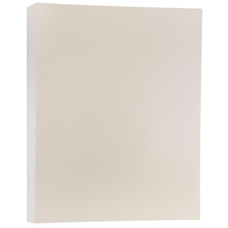 Stardream Opal Square - JAM Paper Metallic Cardstock, 8.5 x 11, 110 lb Stardream Metallic Opal Ivory, 50 Sheets/Pack