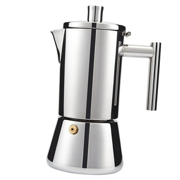 Pot cafetera plateado multifuncional para cochecitos de inducción cafetera martinera acero inoxidable para viajar en el hogar