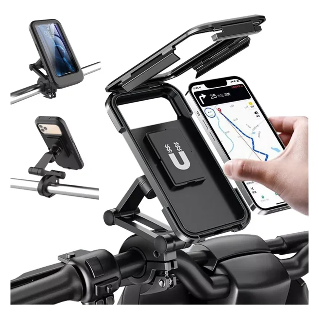 Soporte Para Celular Moto/bicicleta Soporte Impermeable 360°