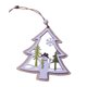 thumbnail image 1 of Gibobby Decoraciones navideñas Decoraciones navideñas Árbol de Navidad de tallada Colgantes de ventana Campana de puntas adornos colgantes(C), 1 of 4
