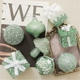 thumbnail image 6 of AZXY Christmas Balls, Christmas Tree Balls, Christmas Ornaments Balls, Christmas Decorations Balls, In/Outdoor Christmas Balls, A Set of 8 Light Green Christmas Balls for Christmas, 6 of 7
