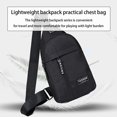 thumbnail image 2 of Crossbody Sling Bag for Women and Men, Chest Bag Daypack Fanny Pack Cross Body Bag for Outdoors Hiking Traveling, 2 of 6