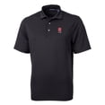 thumbnail image 2 of Men's Cutter & Buck  Black NC State Wolfpack Alumni Logo Virtue Eco Pique Recycled Polo, 2 of 3