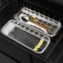 WRITWAA Top Rack Dishwasher Basket Stainless Steel 2Pcs