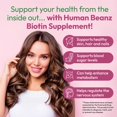 thumbnail image 4 of Vitamin Gummy Human Beanz Biotina 5000 mcg para cabello 120 g, 4 of 8