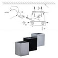 thumbnail image 5 of Aplique de pared LED moderno de 6 W, blanco frío, para cocina, escaleras y dormitorio, 5 of 5