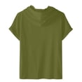 thumbnail image 6 of Yaoyar Men Short Sleeve Hoodies Summer Casual Athletic Tops Breathable Sweatshirts Hooded Pullover Tops Activewear, 6 of 7