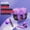Purple PP, variant on Giunmcul 50% Off Clear Bluetooth Headset Transparent Machine Compartment Wireless Two-ear Low-latency Game Headset
