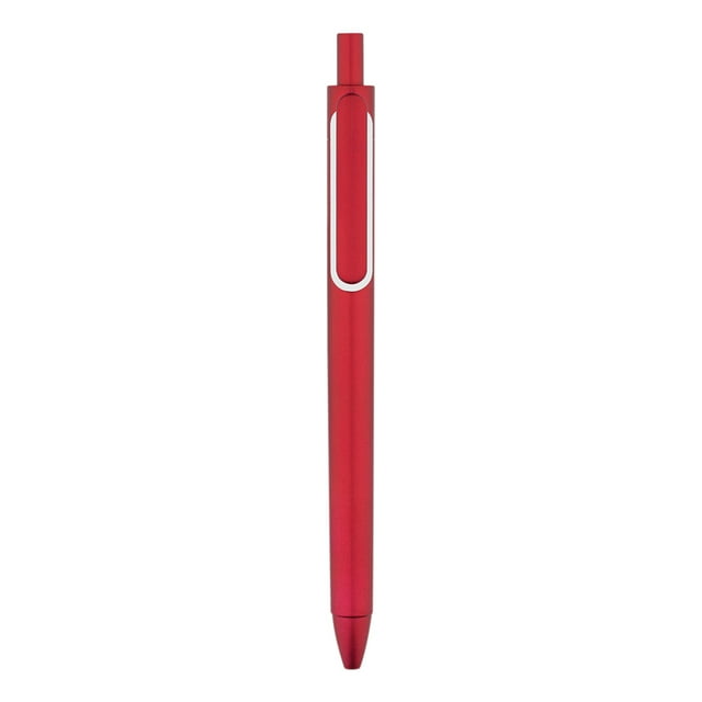 SIYTUAU Stylo Gel Rétractable Rouge 0,5 mm Pointe Fine Stylo à Pression pour Rédiger des Examens École Stylo à Encre Rouge Conception Durable Stylo Gel Rétractable Rouge Rouge