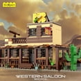 thumbnail image 2 of Ylutex Wild West Architecture Building Block Sets, Mini Western-Saloon Modular Buildings Model Kits, Ideas House Office Room Decor choice for Adult (800 PCS), 2 of 5