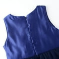 thumbnail image 4 of Uhnice Sequin Sleeveless Tulle Mesh Flower Girl Party Dress (Navy Blue, 3 Years/110), 4 of 7
