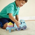 thumbnail image 4 of Green Toys: Cupcake Truck - Blue - Pretend Play Dessert Toy Vehicle, 2 Cupcakes To Assemble & Transport, Recycled Material, Kids & Toddlers Ages 2+, 4 of 6