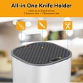 thumbnail image 2 of Knife Block Without Knives 2 in 1 Universal Square Knife Holder for Kitchen with Scissors Slot Space Saving Detachable Kitchen Knife Storage, 2 of 4