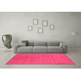 thumbnail image 3 of Ahgly Company Indoor Rectangle Abstract Pink Contemporary Area Rugs, 2' x 5', 3 of 4
