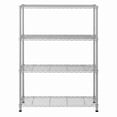thumbnail image 2 of Ktaxon 4-Tier Metal Shelving Unit, Adjustable Shelf Organizer for Garage Kitchen, Storage Rack Capacity for 1100 lbs, 36"W x 14"D x 55"H, Silver Gray, 2 of 19