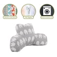 thumbnail image 6 of Majestic Home Goods Decorative Gray Ellie Reading Pillow, 6 of 6