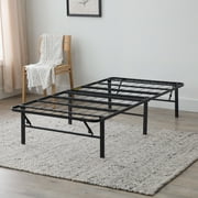Lucid Refresh 10 Gel Memory Foam Mattress with 14 Platform Bed Frame, Twin