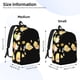 thumbnail image 2 of Easygdp Bee Happy Sunflower Gnomes Mochila de Lona Resistente para Laptop, Compatible con Laptops de 15 a 17 pulgadas, Ideal para Escuela, Trabajo y Viajes-Medium, 2 of 5