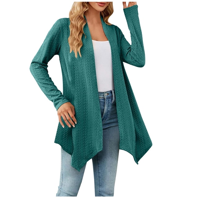 CEHVOM Manteau Chandail d'Hiver pour Femmes Cardigan Blouse à Manches Longues Vêtements Hauts Amples Liquidation